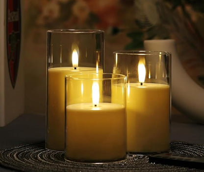 LumeLuxe™ | Acrylic Glass LED Candle