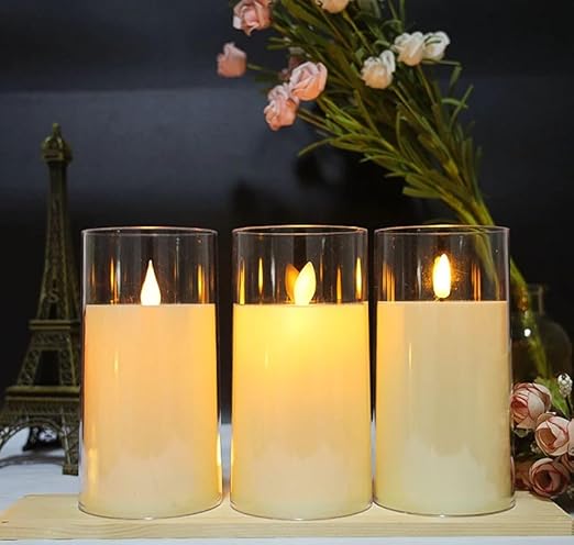 LumeLuxe™ | Acrylic Glass LED Candle