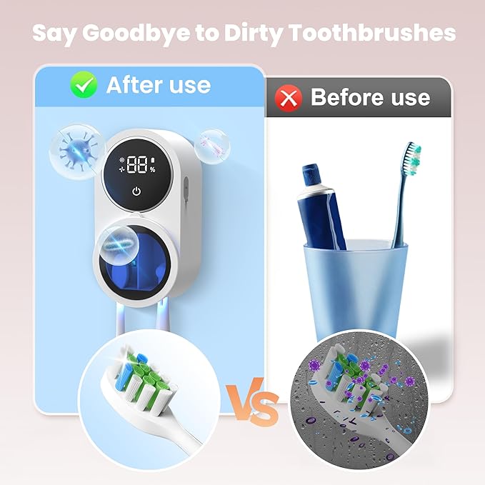 HygieniX™ | Smart UV Sterilization for Toothbrush